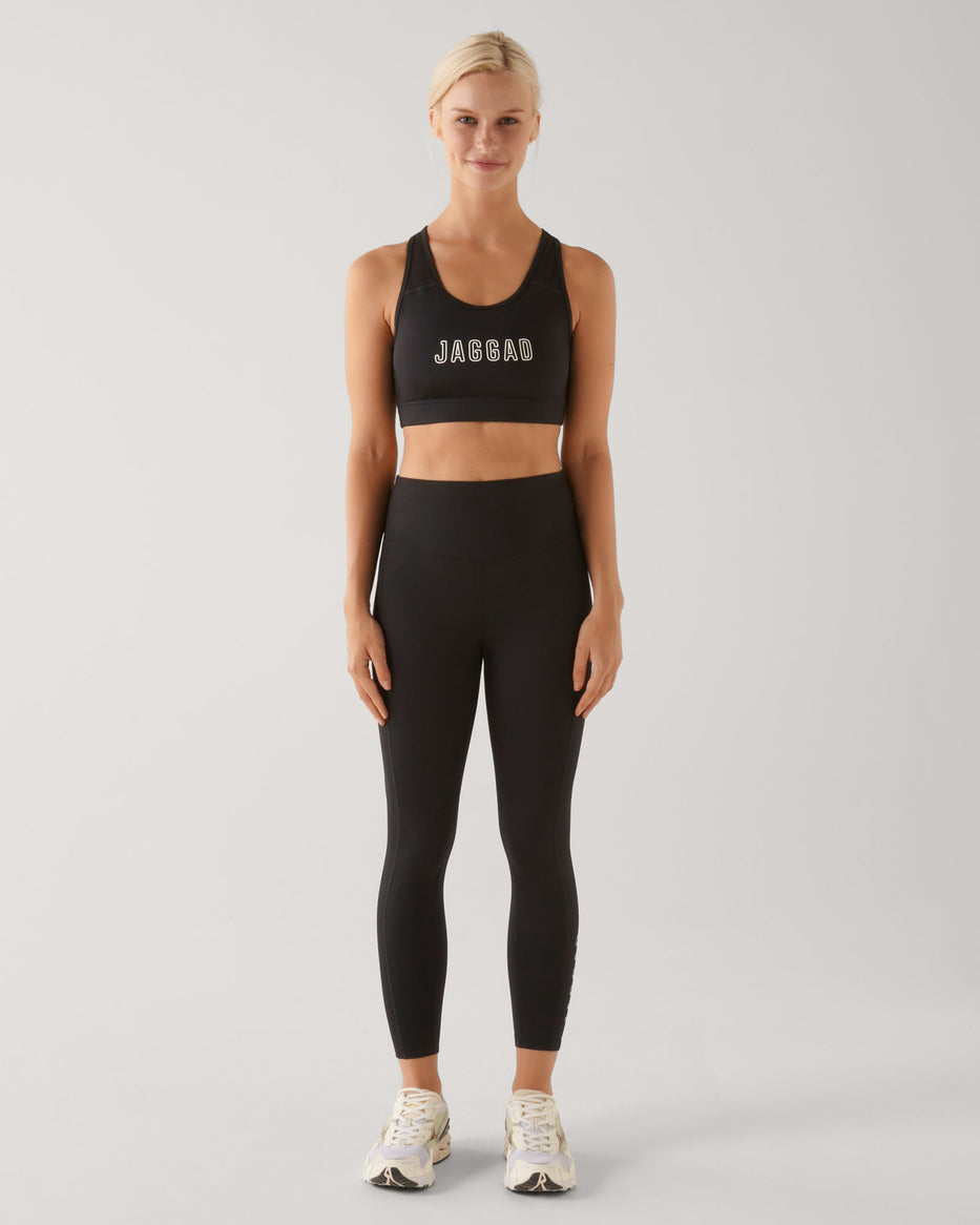 Classic 7/8 Pocket Leggings Black/Blue