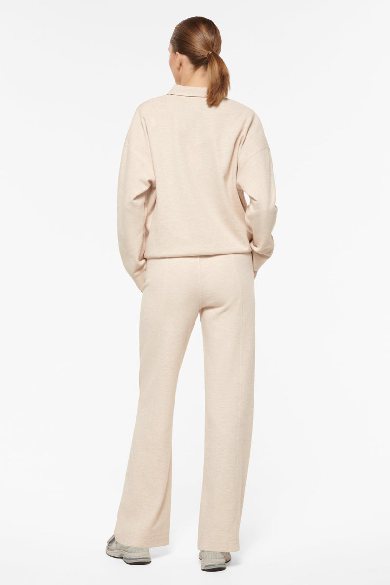 Kepler Wide Leg Waffle Pant Oatmeal