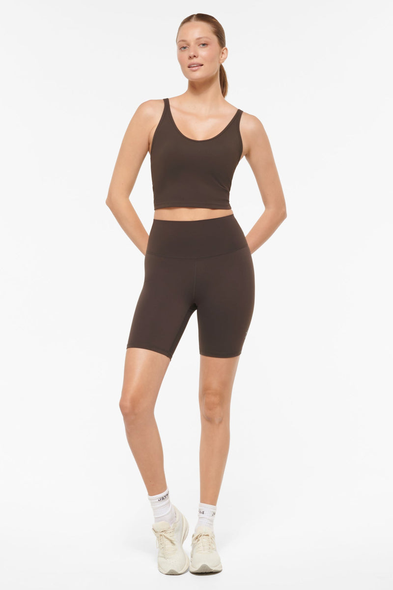 Ultimate Super High Waist Spin Ultra Flex Short Coffee Bean