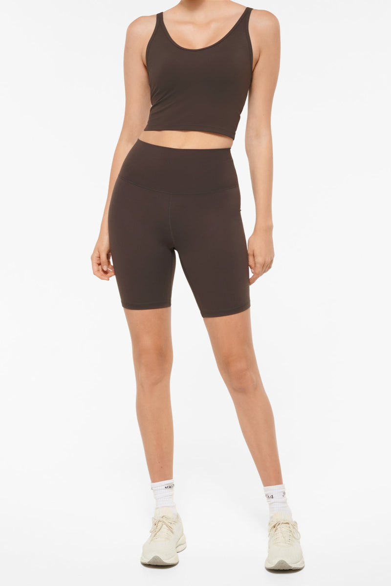 Ultimate Super High Waist Spin Ultra Flex Short Coffee Bean