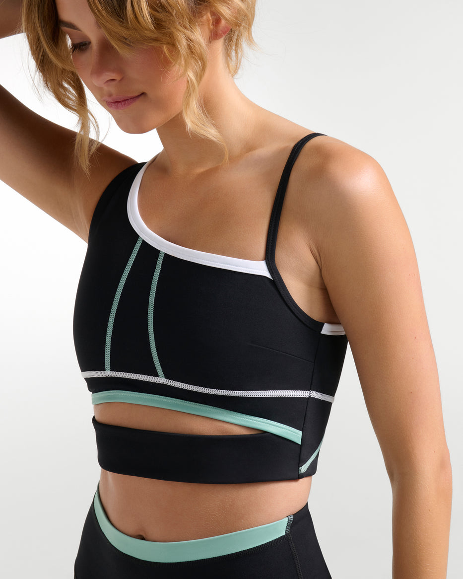 Venice One Shoulder Crop Top