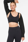 Kepler Waffle Shrug Black