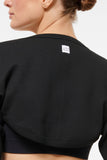 Kepler Waffle Shrug Black