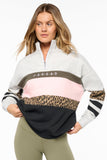 Central Signature Zip-Neck Sweater