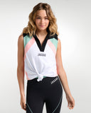 Venice High Neck Panelled Tank