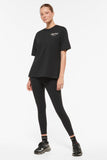 Park Ridge Oversizzed Split Hem Tee Black