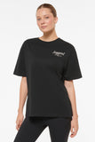 Park Ridge Oversizzed Split Hem Tee Black