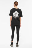 Park Ridge Oversizzed Split Hem Tee Black