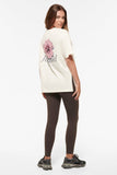 Park Ridge Oversized Split Hem Tee Swan White