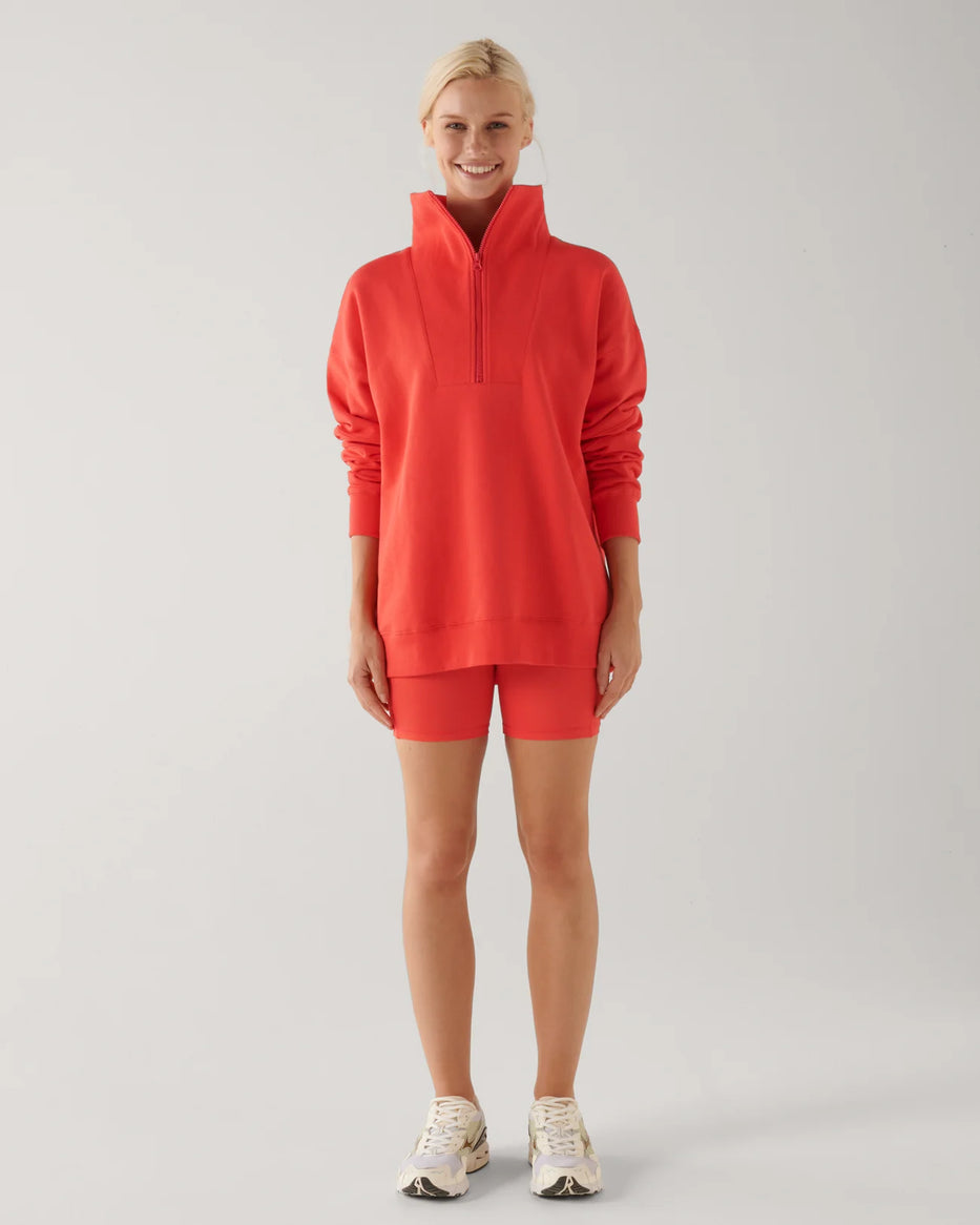 Highline Sport Eco Shorts Hibiscus Red