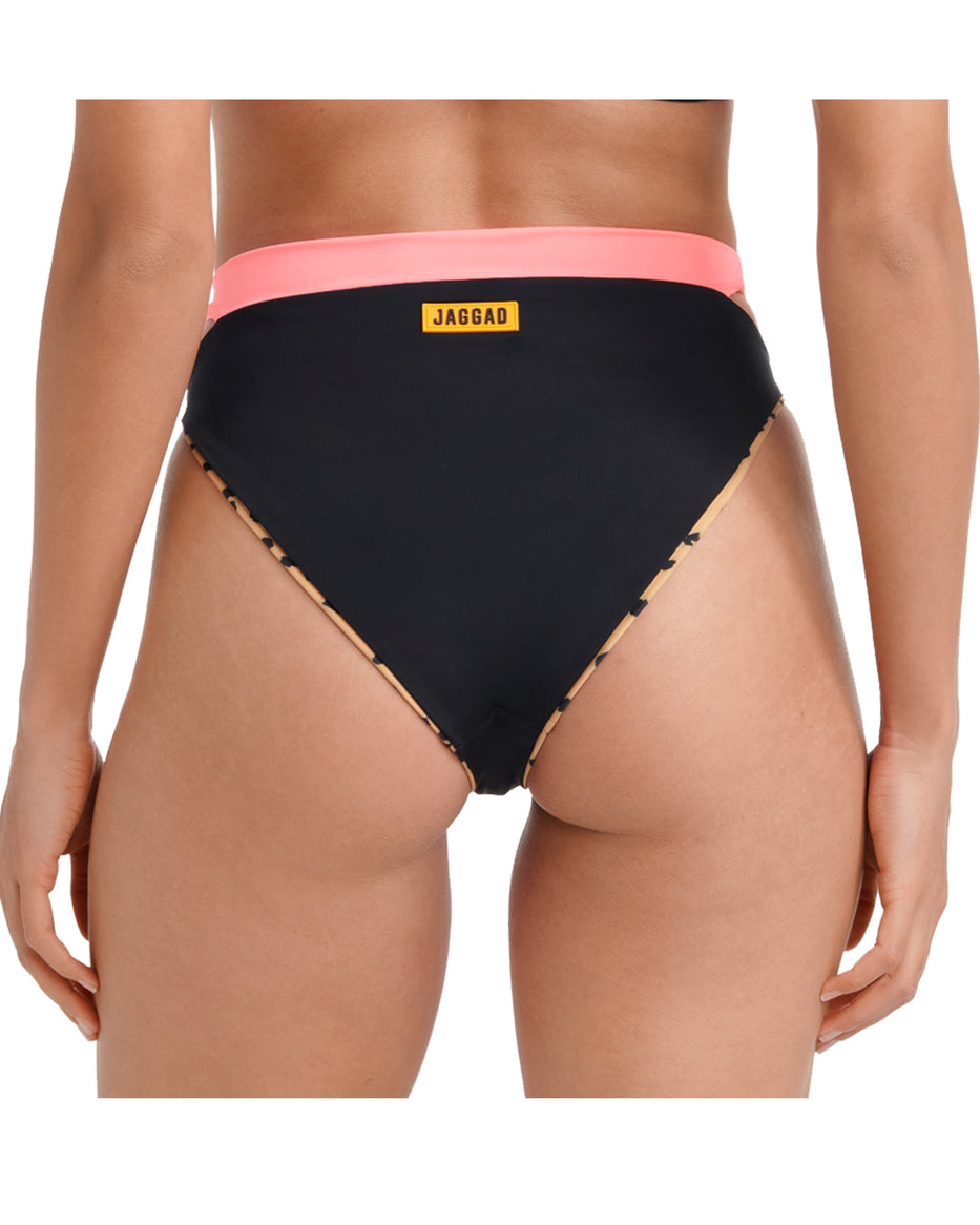 Palmetto  Mid-Waist Reversible Eco Bikini Brief