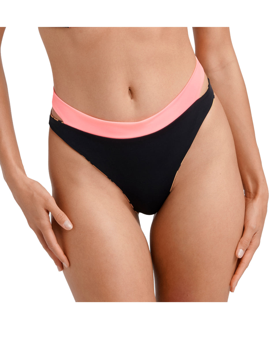 Palmetto  Mid-Waist Reversible Eco Bikini Brief
