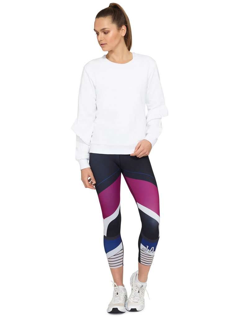 Women's Synergy Ruffle LS Sweater