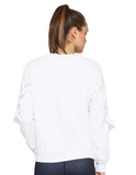 Women's Synergy Ruffle LS Sweater