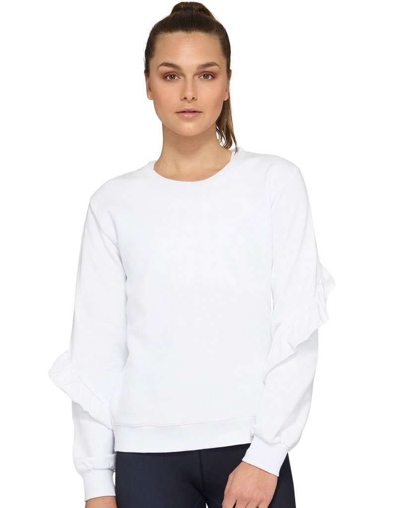 Women's Synergy Ruffle LS Sweater