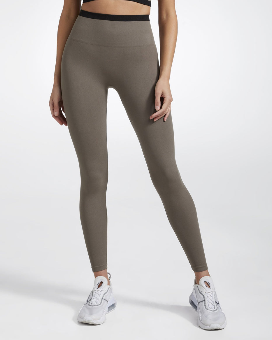 Portland Full Length Seamless Legging Mocha