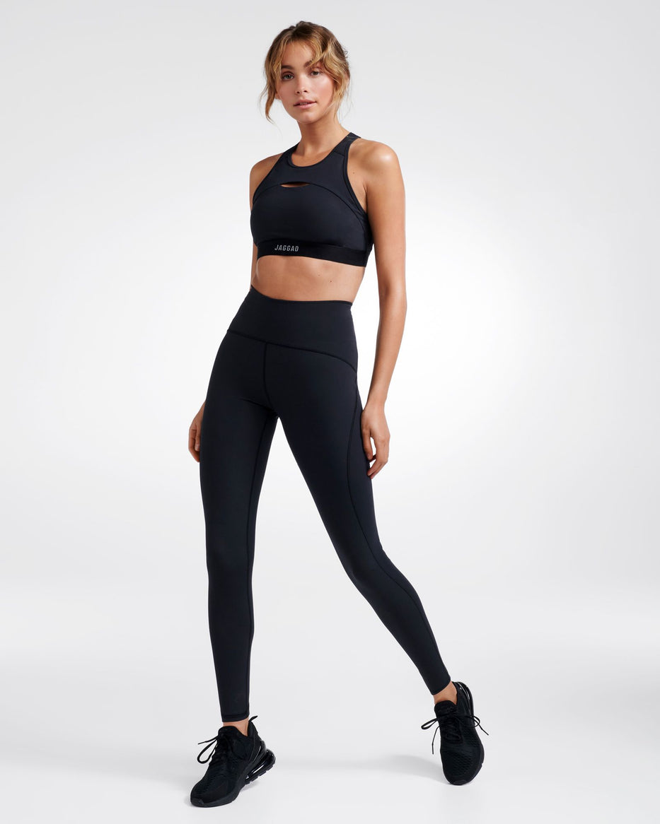 Tech Full Length Compression Leggings Black