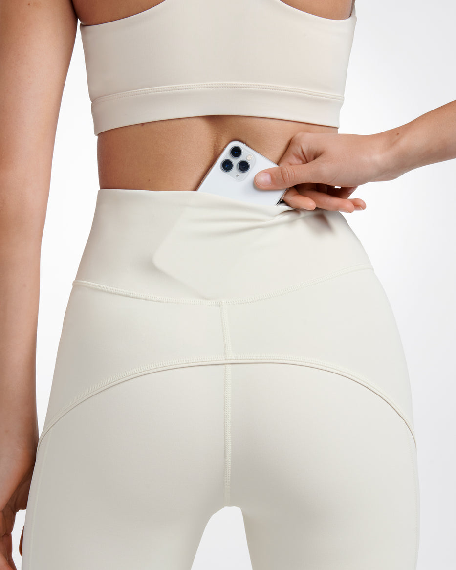 Highline Reflect 7/8 Eco Leggings / Bone