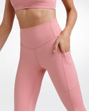 Highline Reflect Full Length Pocket Eco Leggings / Blush