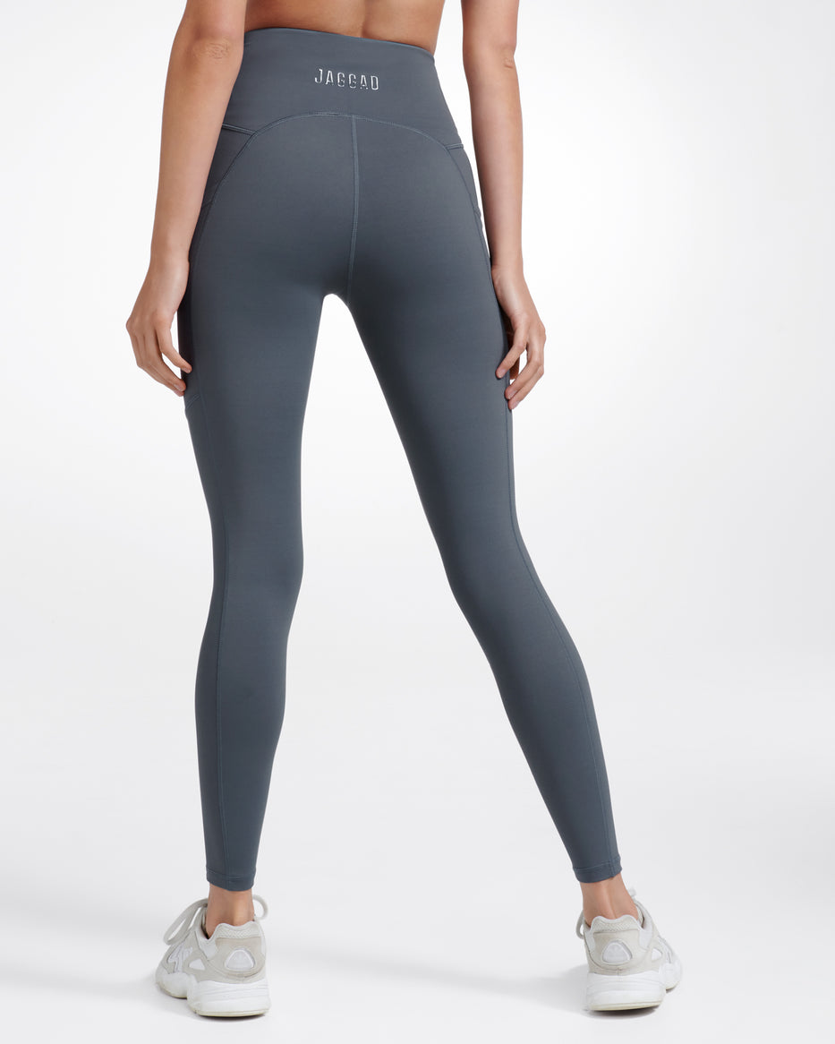 Highline Reflect Full Length Pocket Eco Leggings / Steel