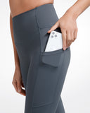 Highline Reflect Full Length Pocket Eco Leggings / Steel