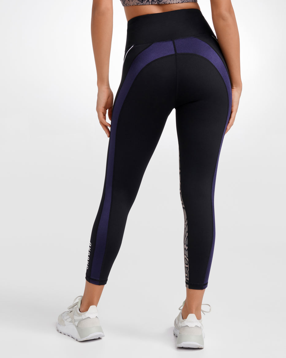 Portland 7/8 Black Legging