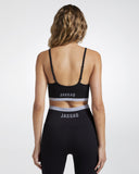 Portland Seamless Crop Bra Black