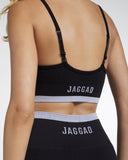 Portland Seamless Crop Bra Black