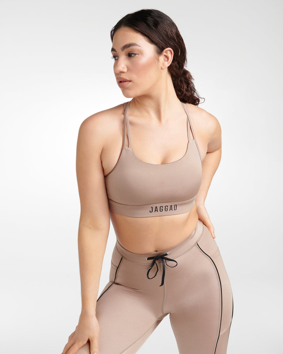 Downtown Strappy Glace Crop Bra