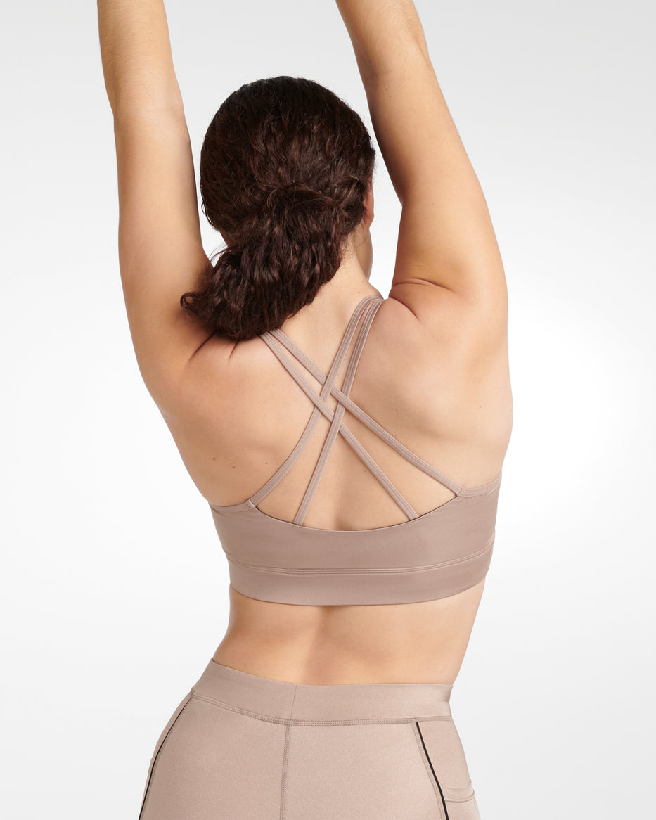 Downtown Strappy Glace Crop Bra