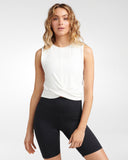 Downtown Crop Twist Rib Tank