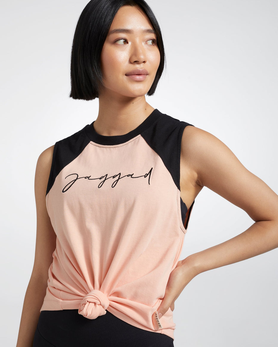 Caledonia Reflect Raglan Organic Cotton Tank