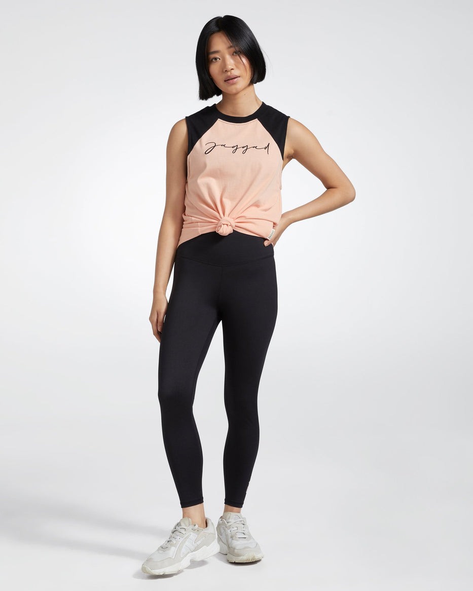 Caledonia Reflect Raglan Organic Cotton Tank