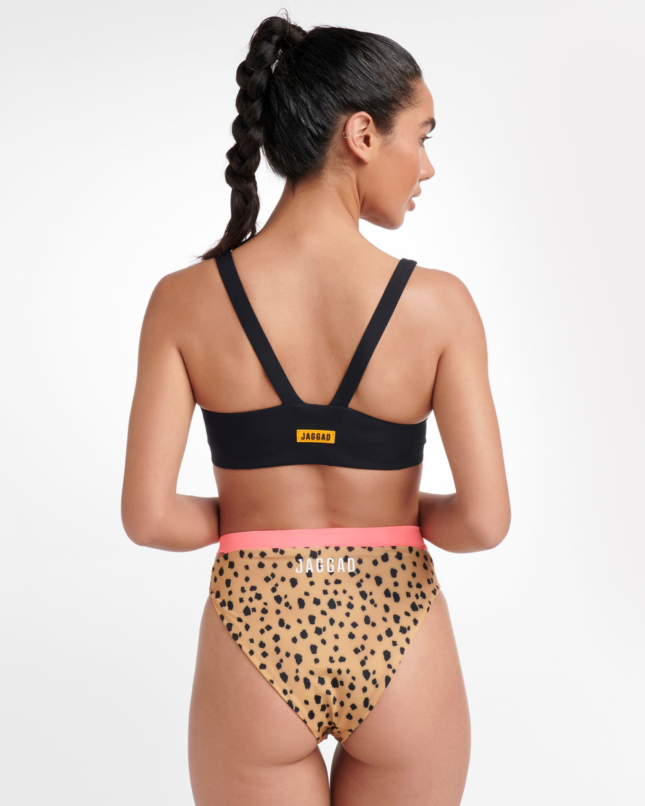 Palmetto Square Neck Eco Bikini Top