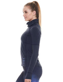 Women's Magnetic Cowl Neck LS Top