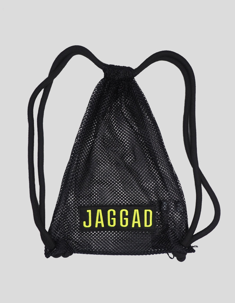 Kansas Black Mesh Backpack