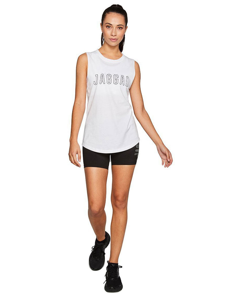 Women's Core Muscle Tank White