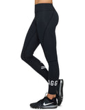 Black/White Compression Leggings