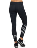 Black/White Compression Leggings