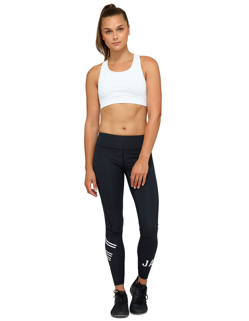 Black/White Compression Leggings