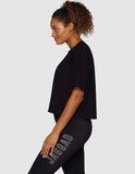 Black Core Crop Tee