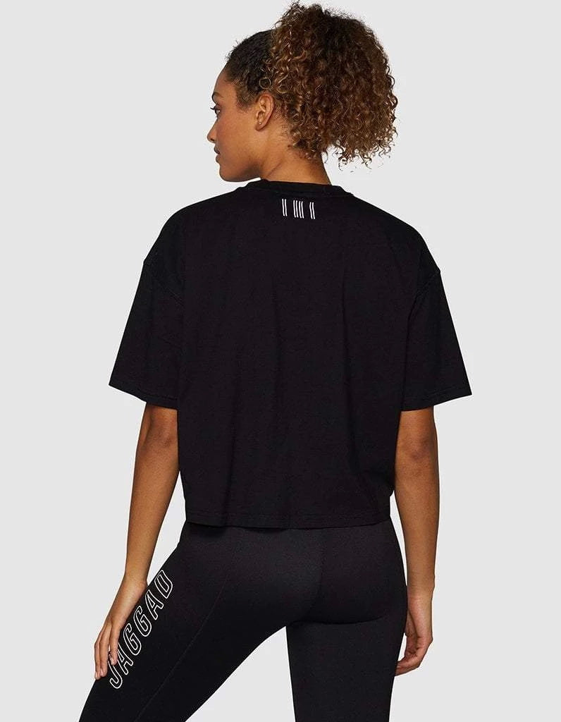 Black Core Crop Tee