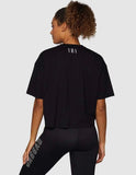 Black Core Crop Tee