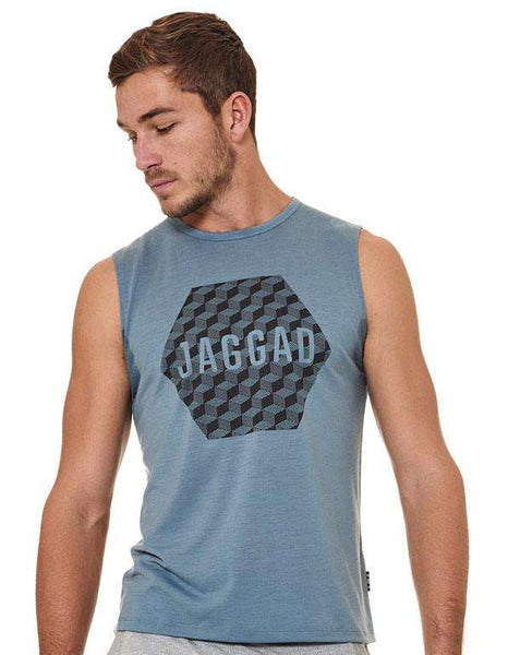 Men's Geometric Print Muscle Tank