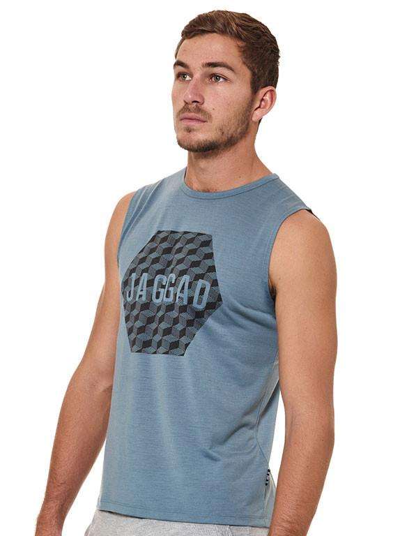 Men's Geometric Print Muscle Tank
