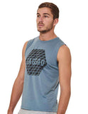 Men's Geometric Print Muscle Tank