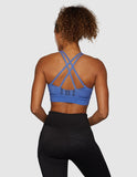 Cobalt Strappy Crop Bra