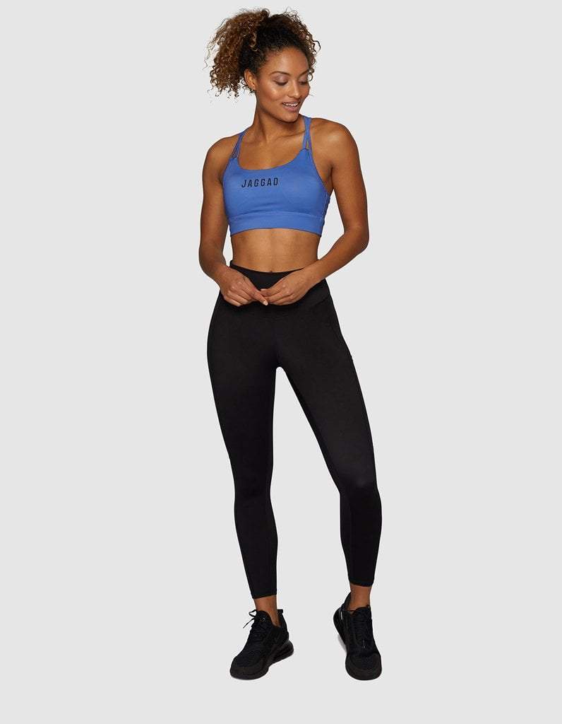 Cobalt Strappy Crop Bra