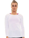 Women's Crystal LS Open Back Tee