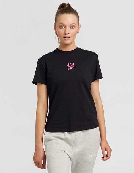 Black Slim Tee-Magenta – Jaggad-Thailand